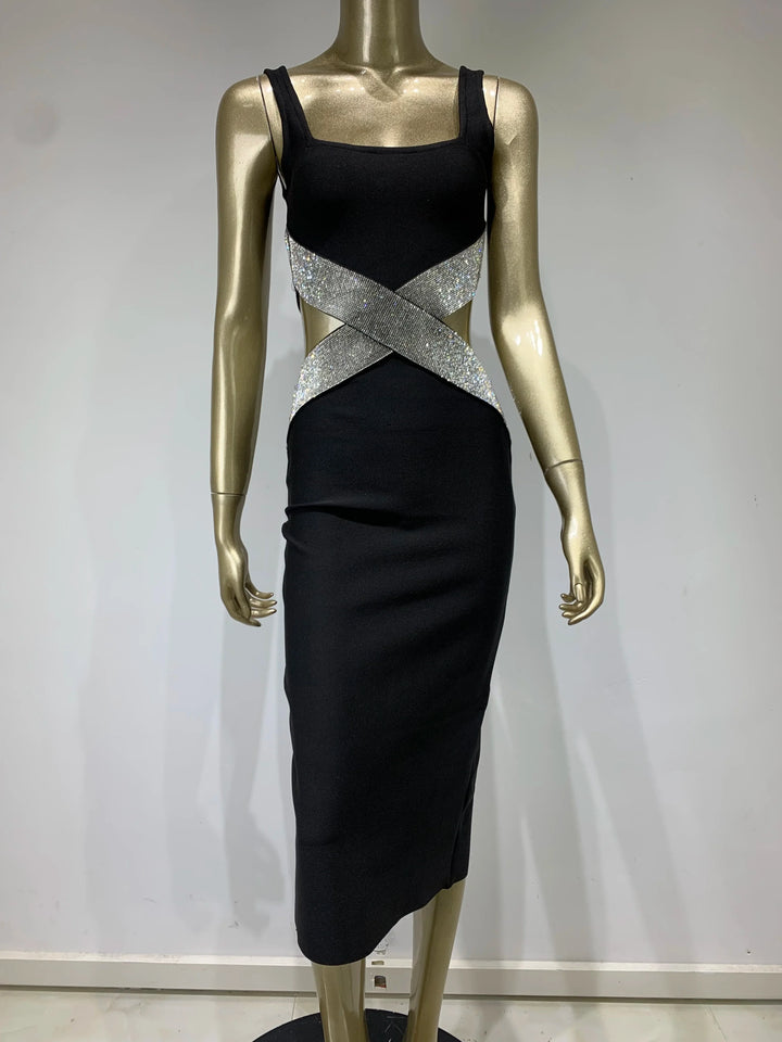 Diamonds Black  Dress