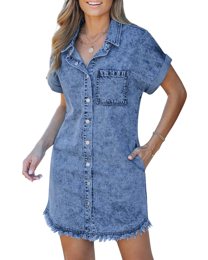 {{ product.title }} Denim blue / S | Elegant Women&