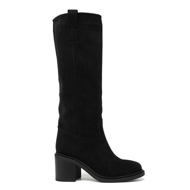 Saar High Black Boots