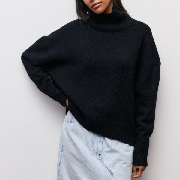 Elmara | Soft Turtleneck Knit Sweater