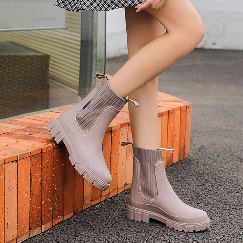 Therese | Waterproof Chelsea Rain Boots