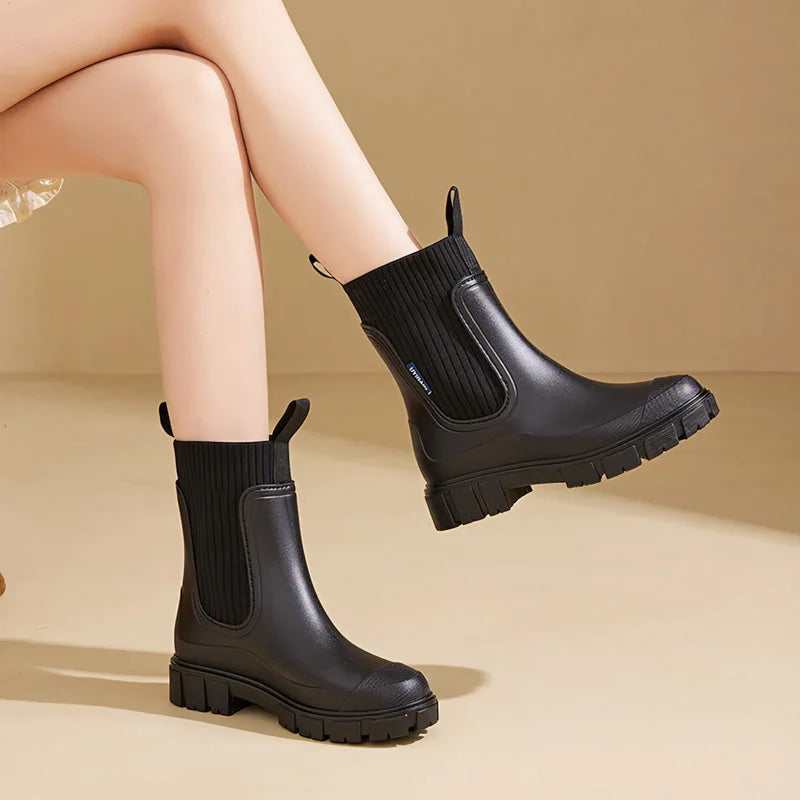 Therese | Waterproof Chelsea Rain Boots