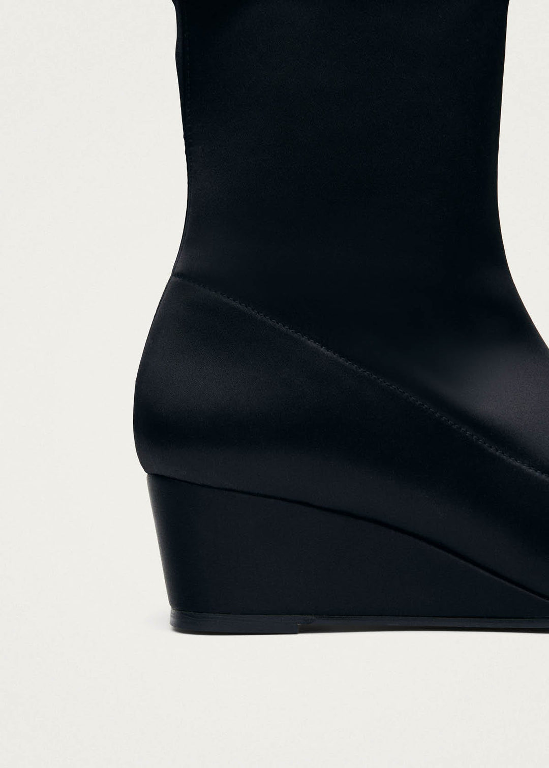 Auden Silky Black Textile Boots