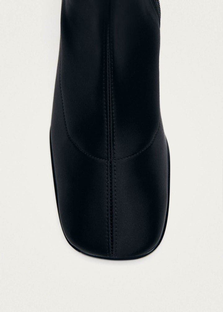 Auden Silky Black Textile Boots