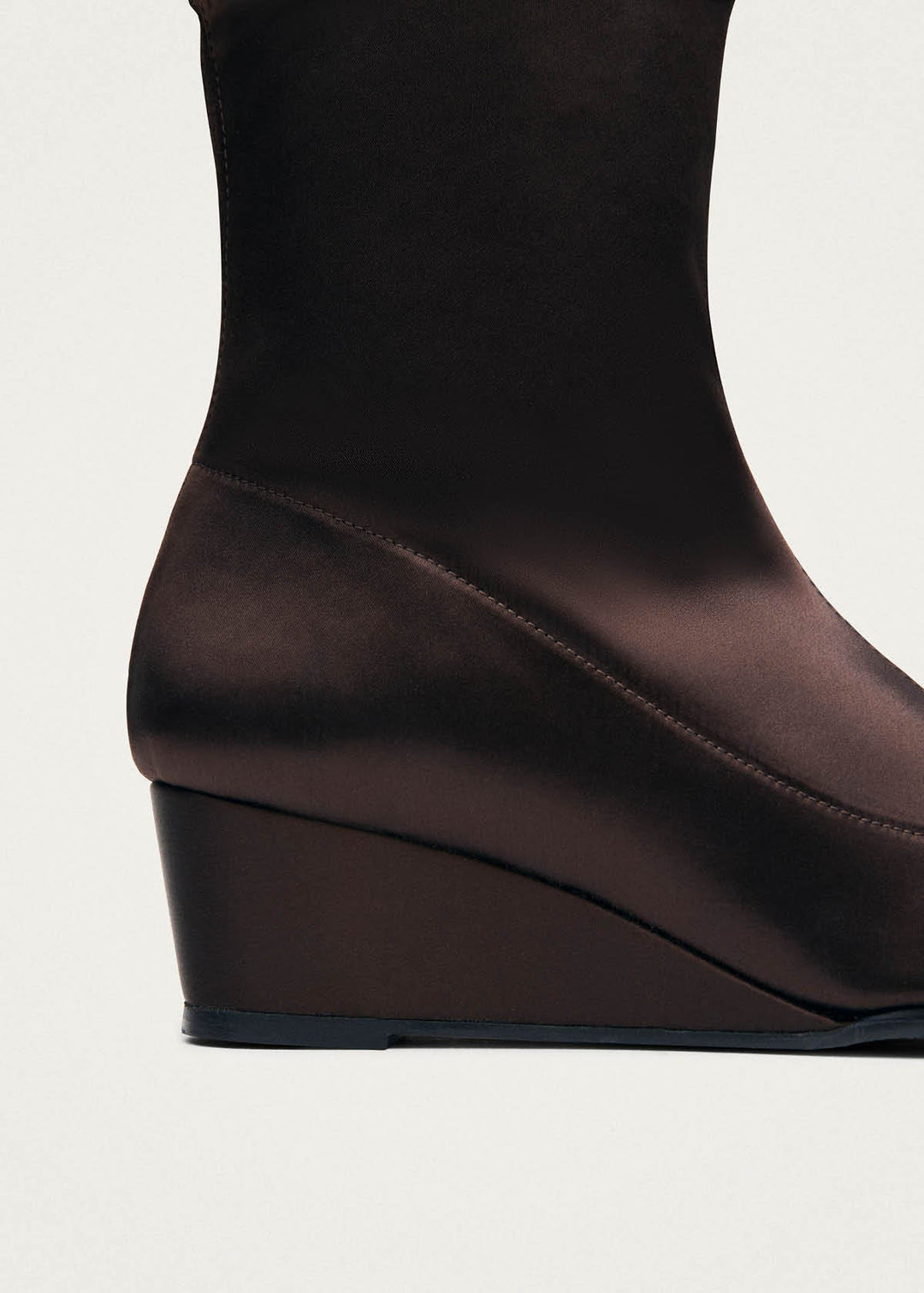 Auden Silky Dark Chocolate Textile Boots