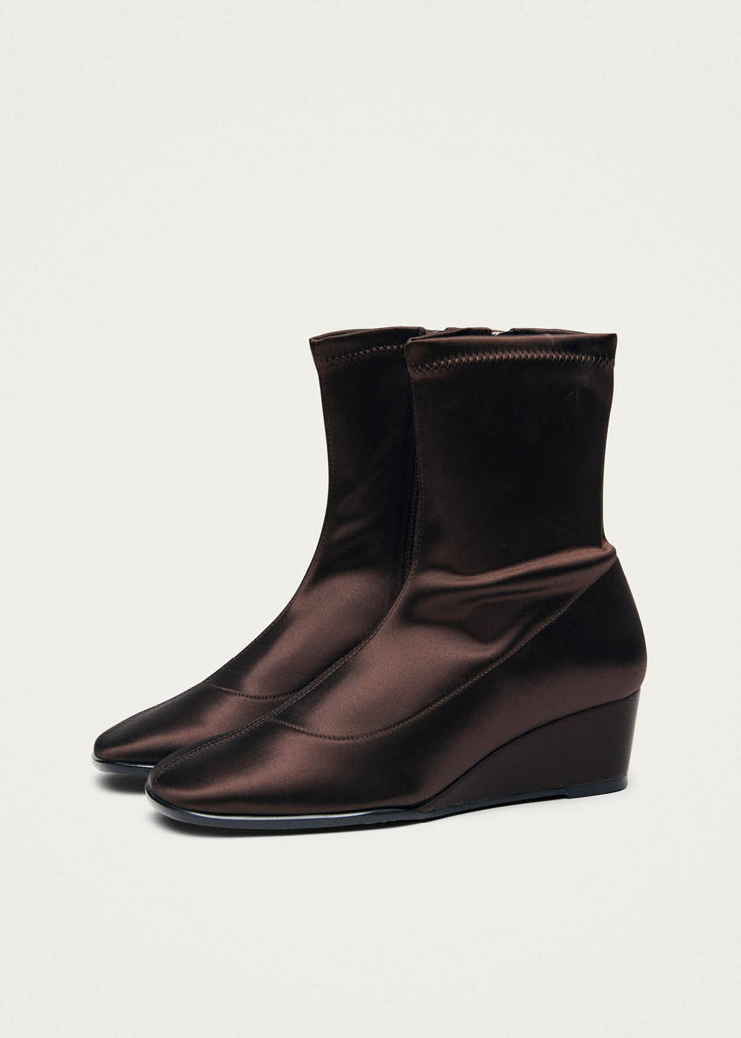 Auden Silky Dark Chocolate Textile Boots