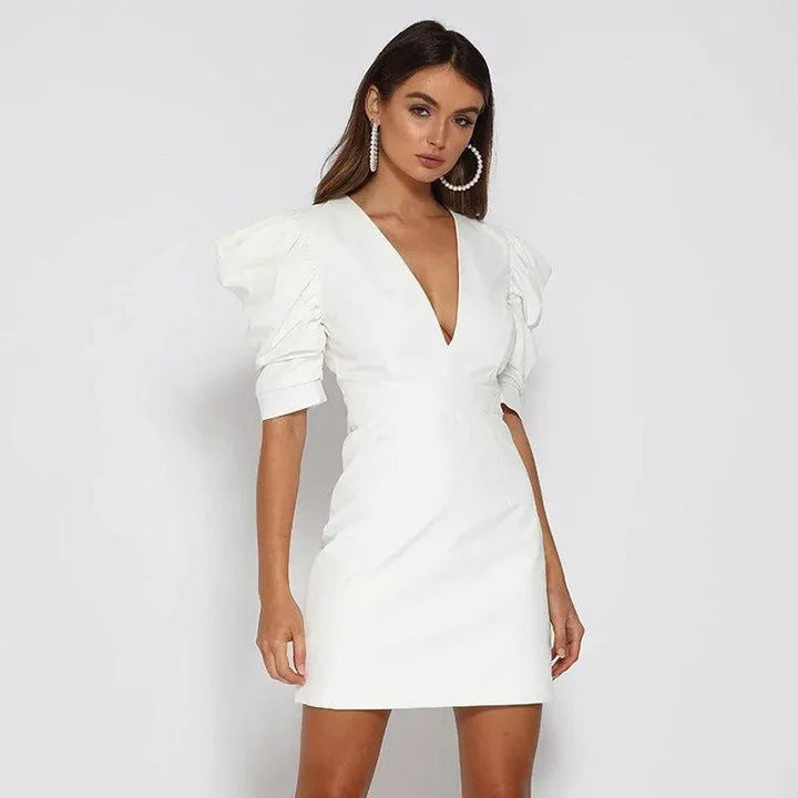Ava Puff Sleeve Mini Dress
