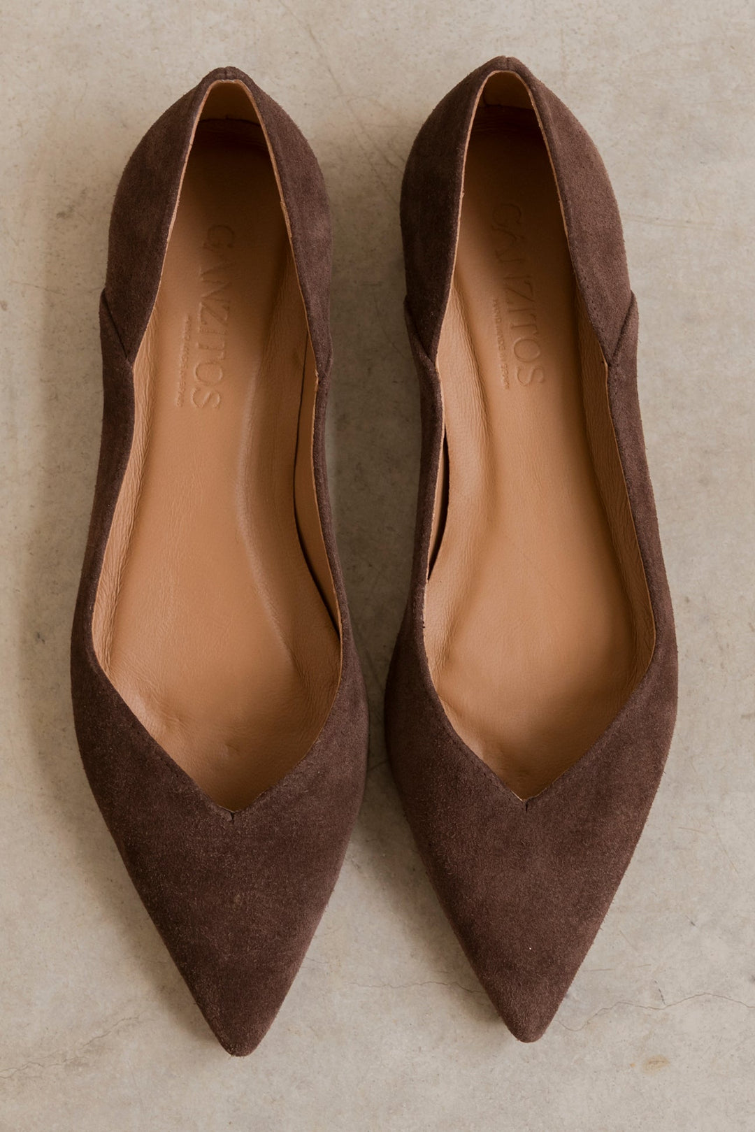 Nerina Suede Ballet Flats