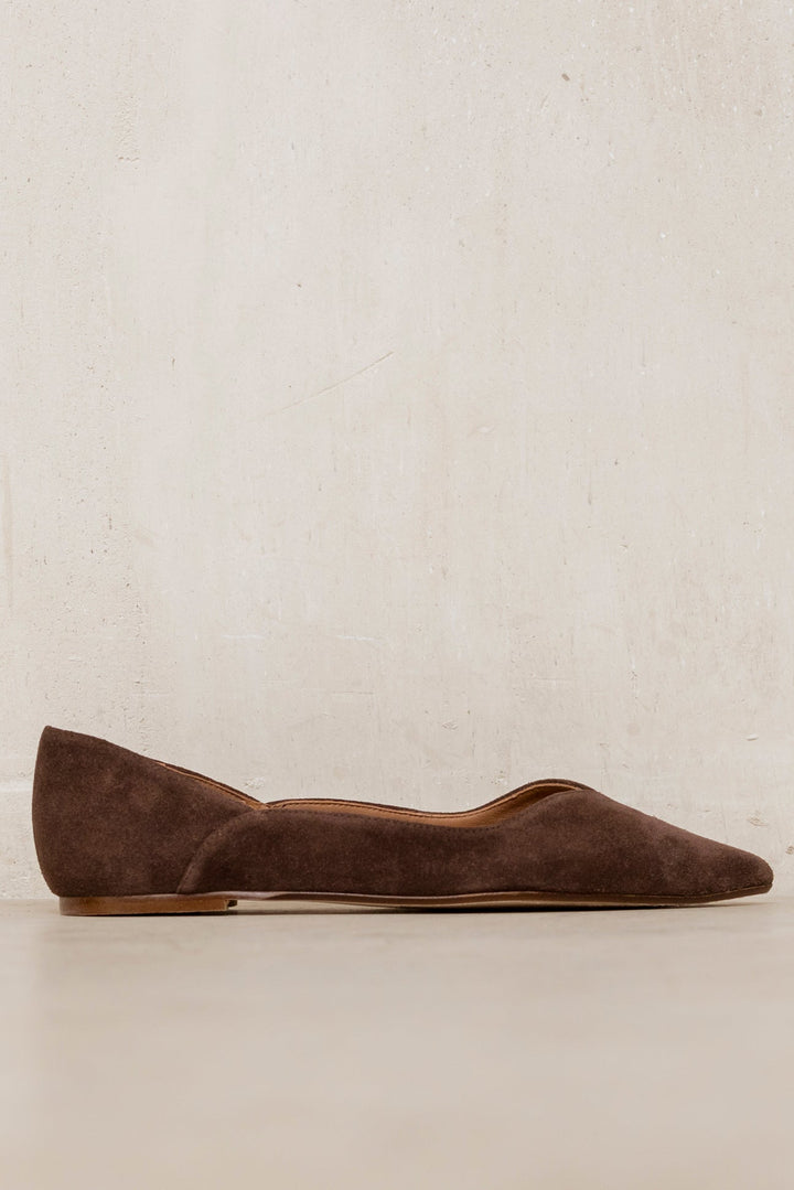 Nerina Suede Ballet Flats