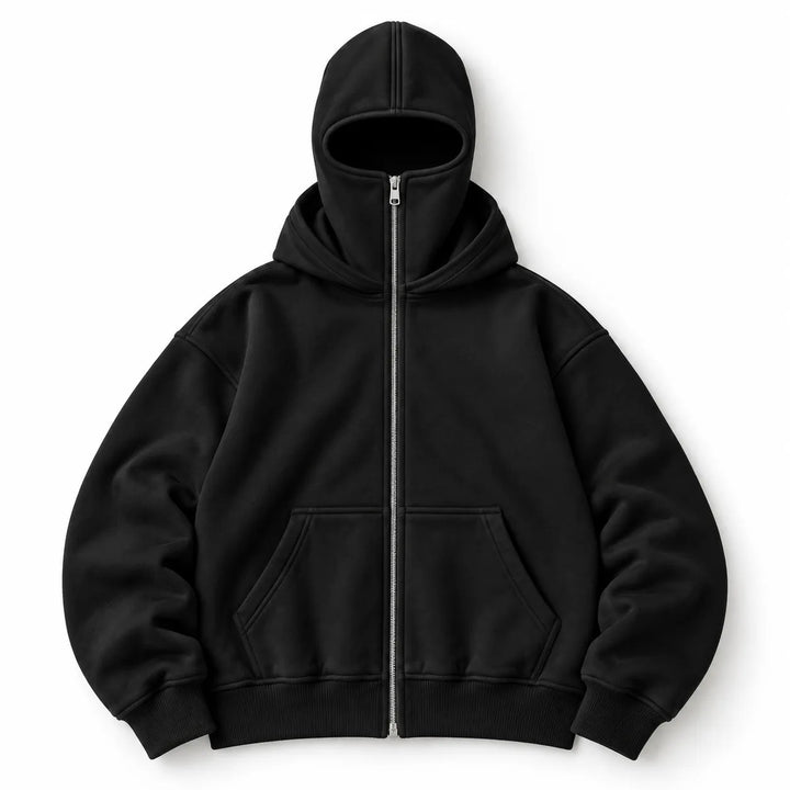 ANTI SOCIAL BALACLAVA ZIP-UP HOODIE