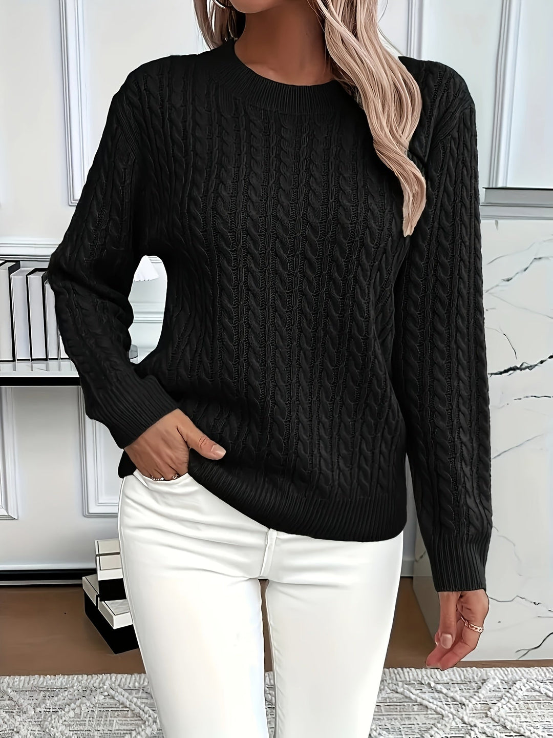 Naomi | Cable Knit Soft Sweater
