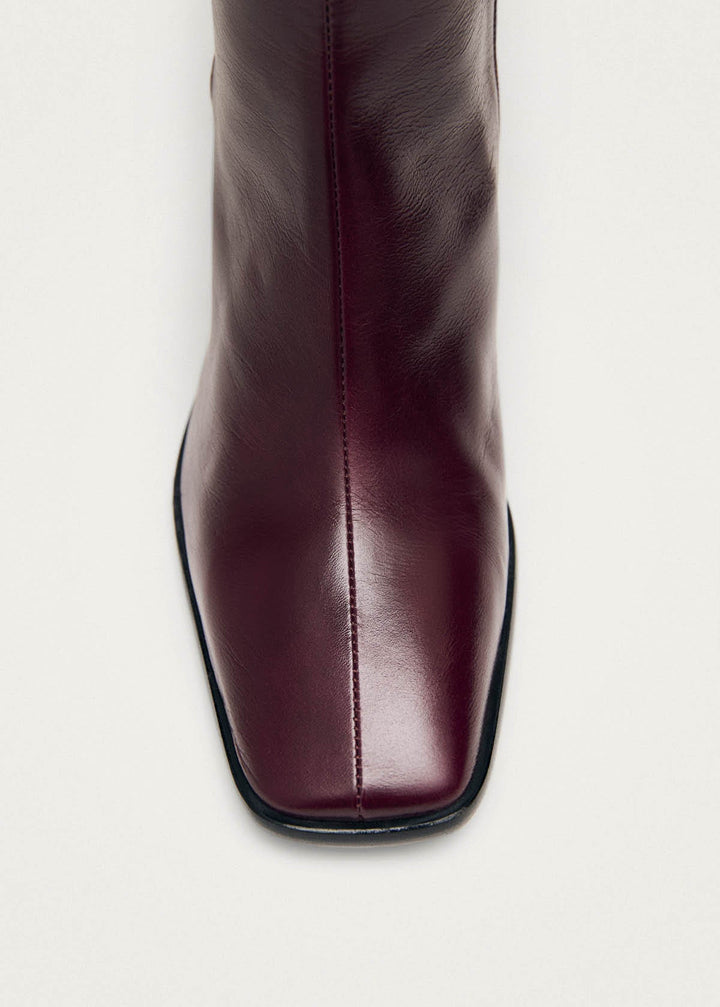 East Rift Burgundy Leather Boots
