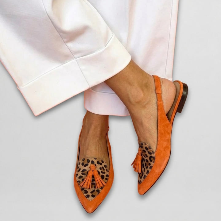 Elena | Sandalen met bandjes en franjes