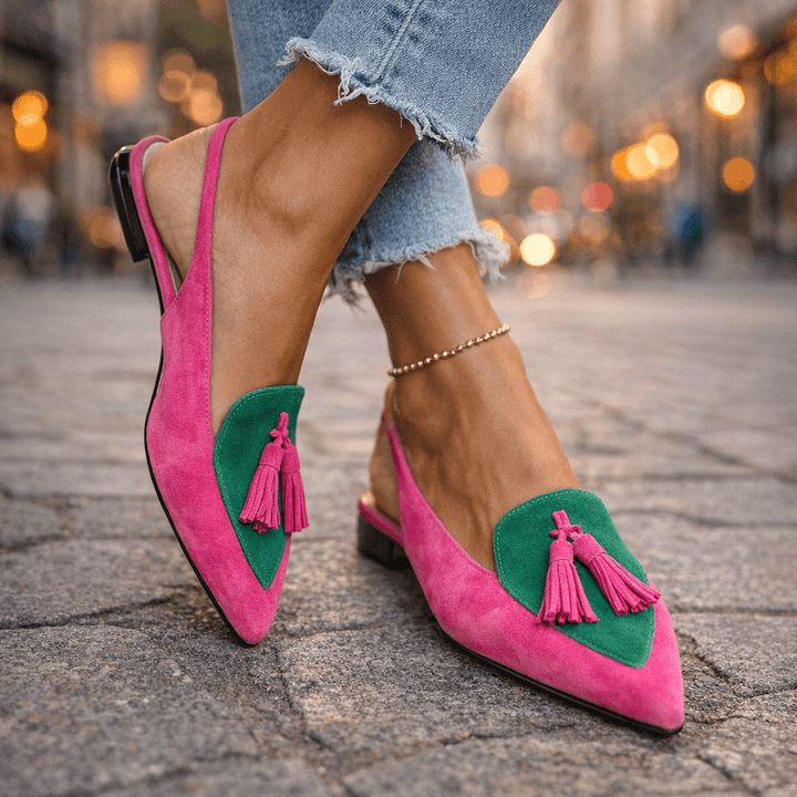 Elena | Sandalen met bandjes en franjes