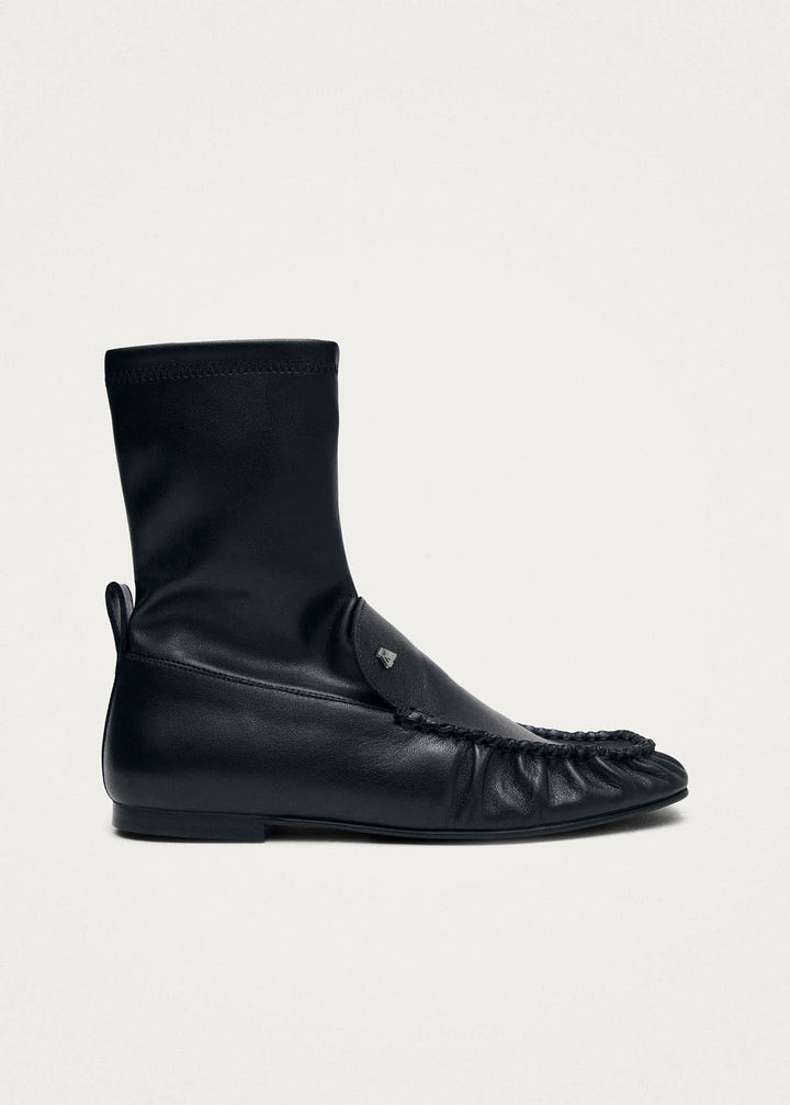Gabriel Black Leather Boots