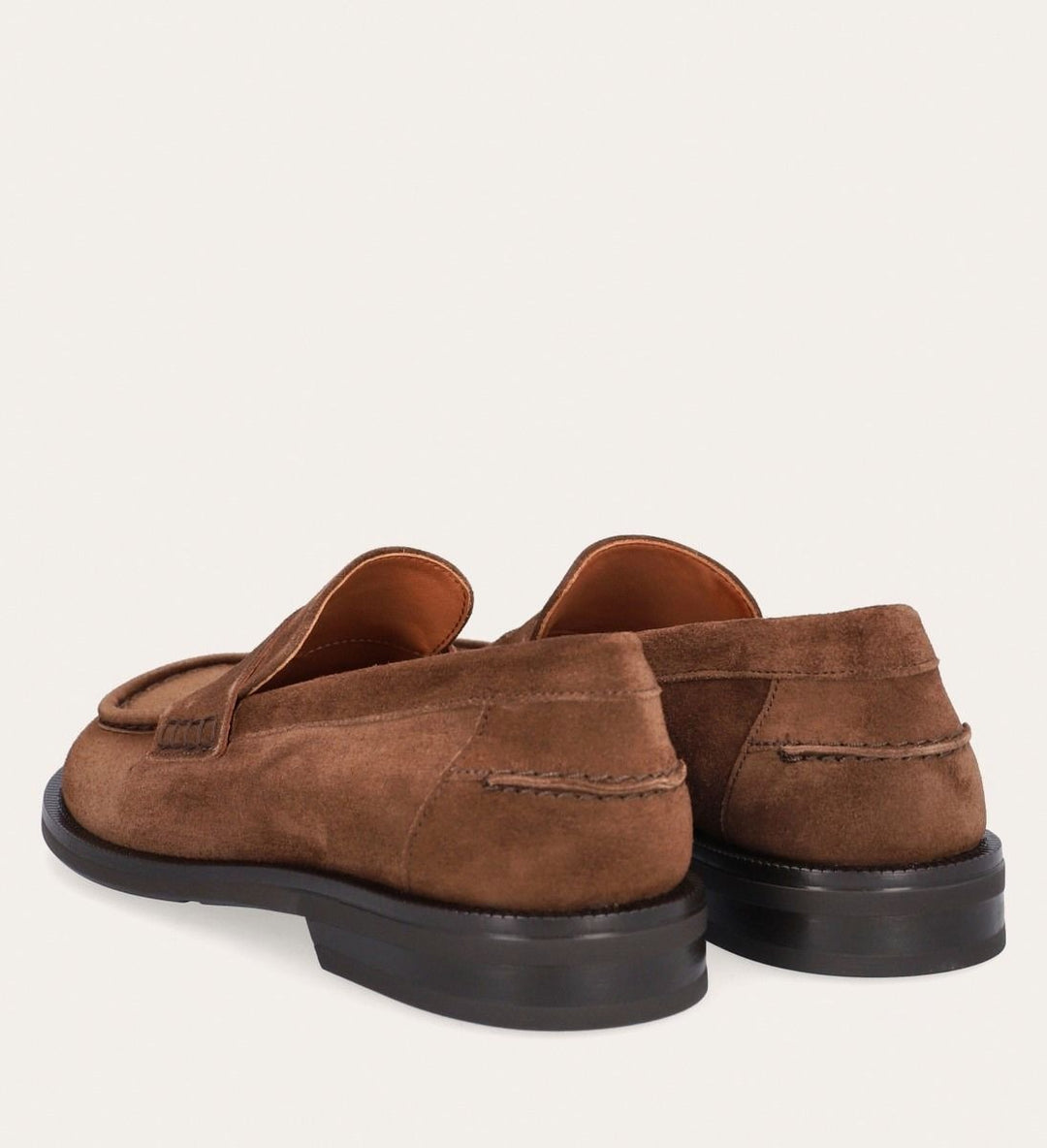 Brown Suede Loafers