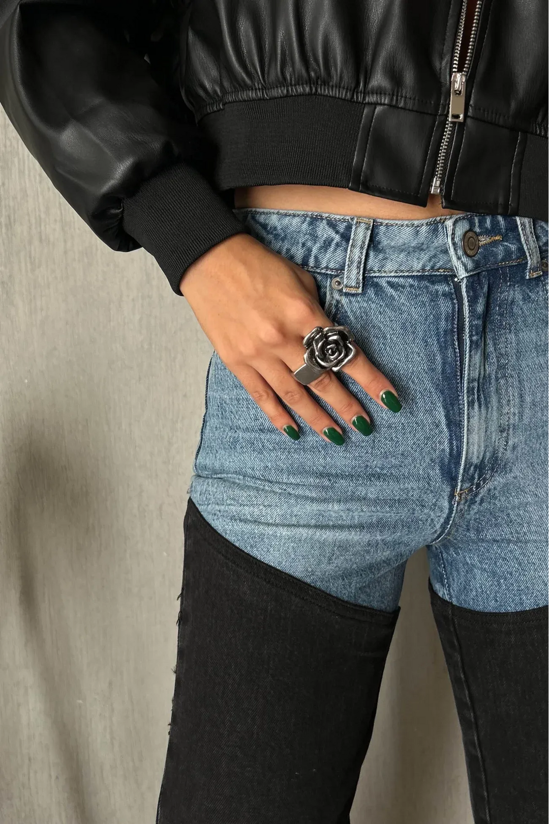Bestseller Stylish Two Colored Jeans