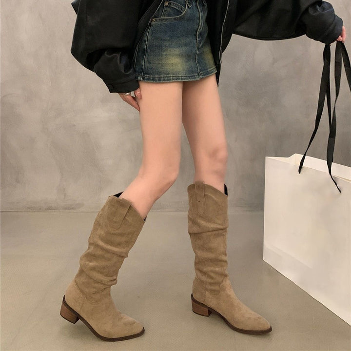 Velvet Haze Boots