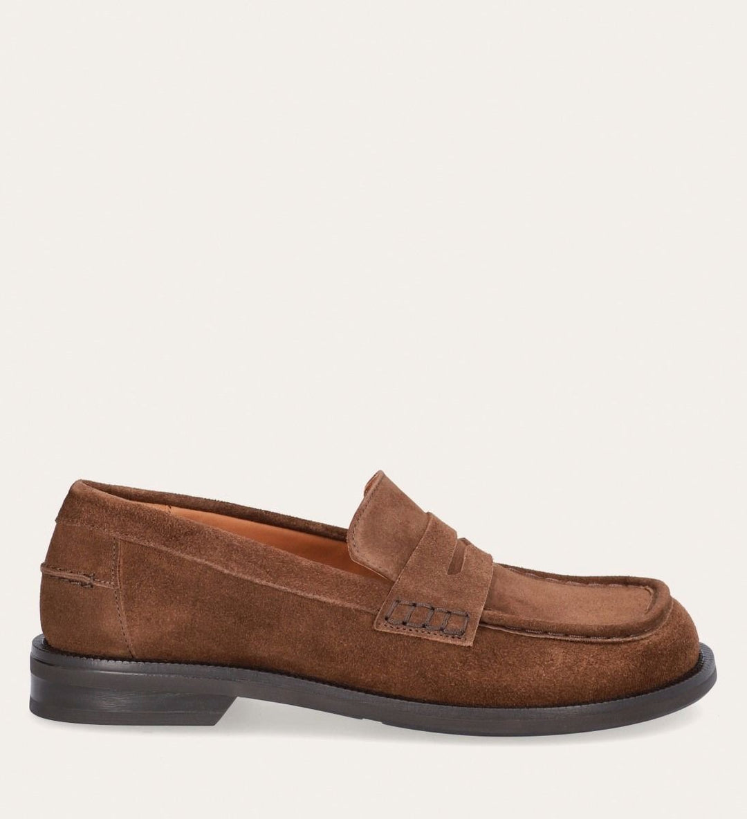 Brown Suede Loafers