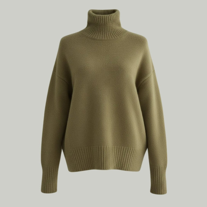 Averelle | Oversized Cashmere Turtleneck Sweater