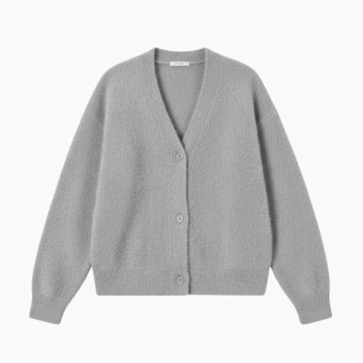 Elaris | Oversized Mohair Knit Cardigan