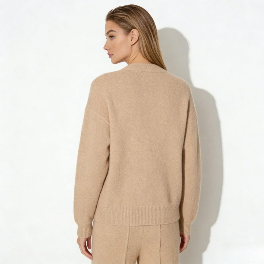 Elaris | Oversized Mohair Knit Cardigan