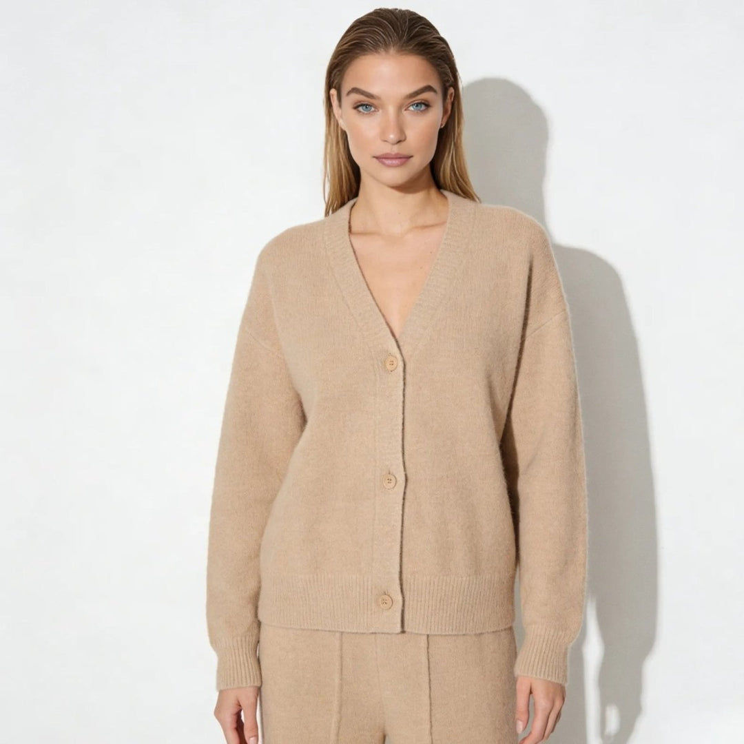 Elaris | Oversized Mohair Knit Cardigan