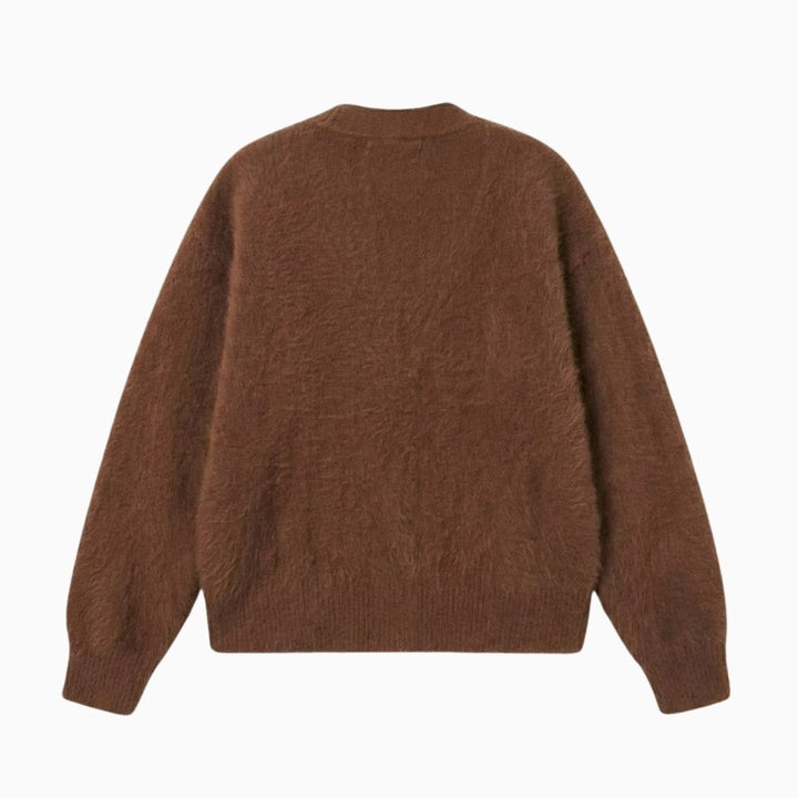 Elaris | Oversized Mohair Knit Cardigan
