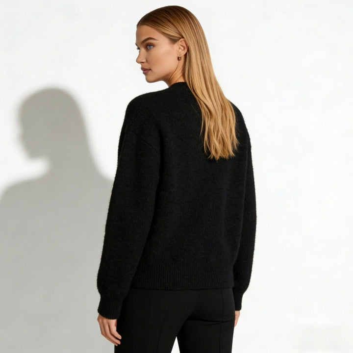 Elaris | Oversized Mohair Knit Cardigan