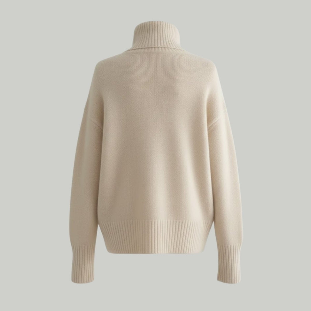 Averelle | Oversized Cashmere Turtleneck Sweater