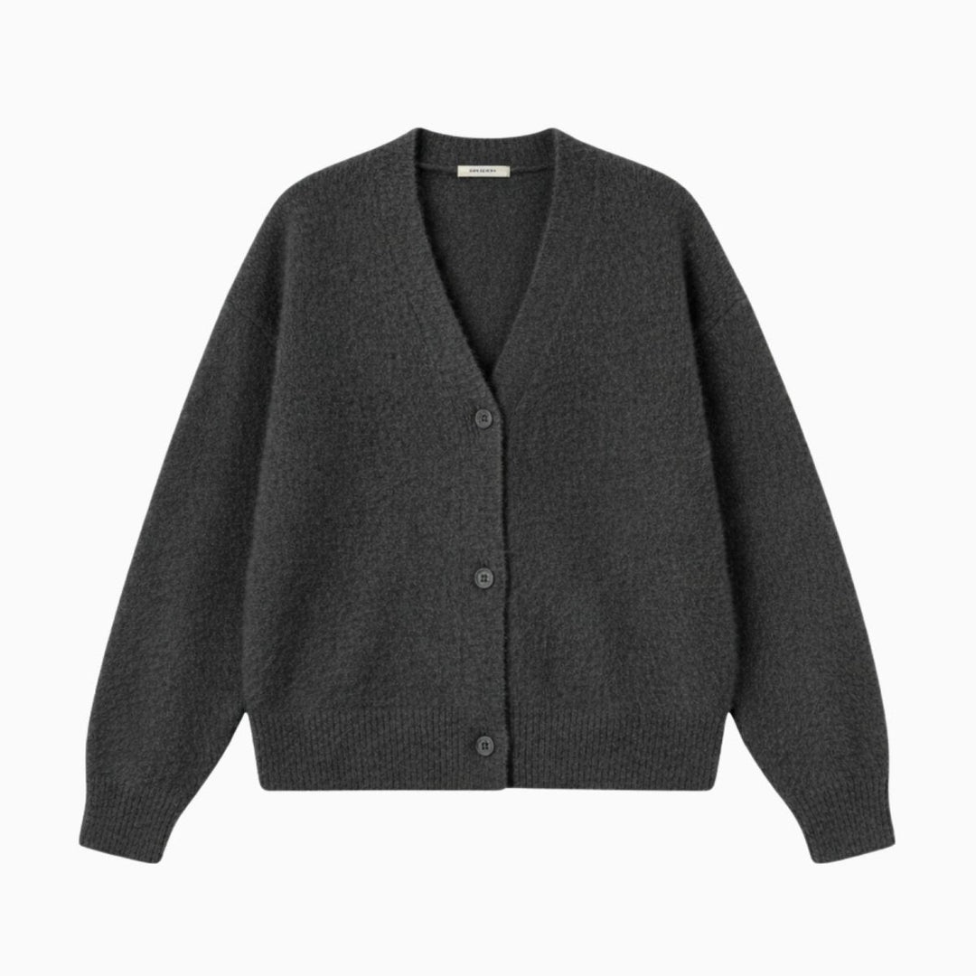 Elaris | Oversized Mohair Knit Cardigan