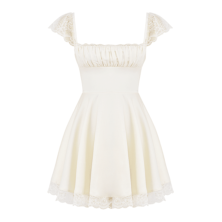 Lace n Grace Vintage White Mini Dress