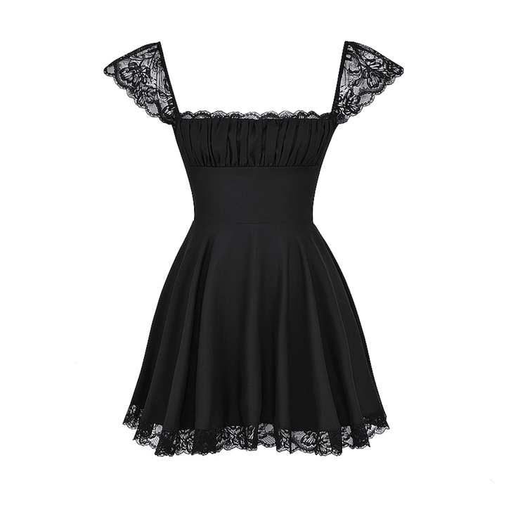 Lace n Grace Vintage Black Mini Dress