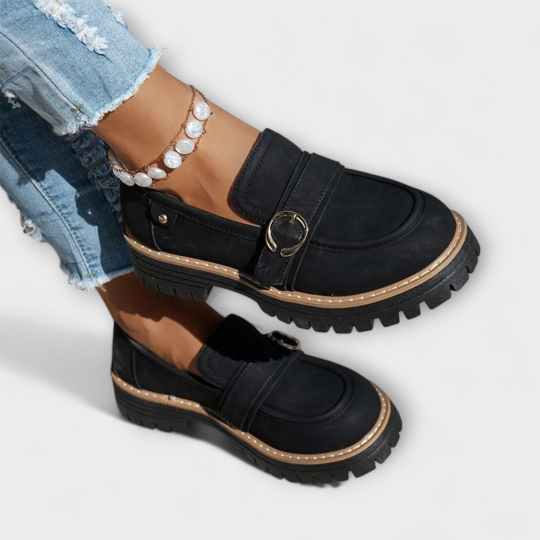 Lora | Casual loafers met ronde neus