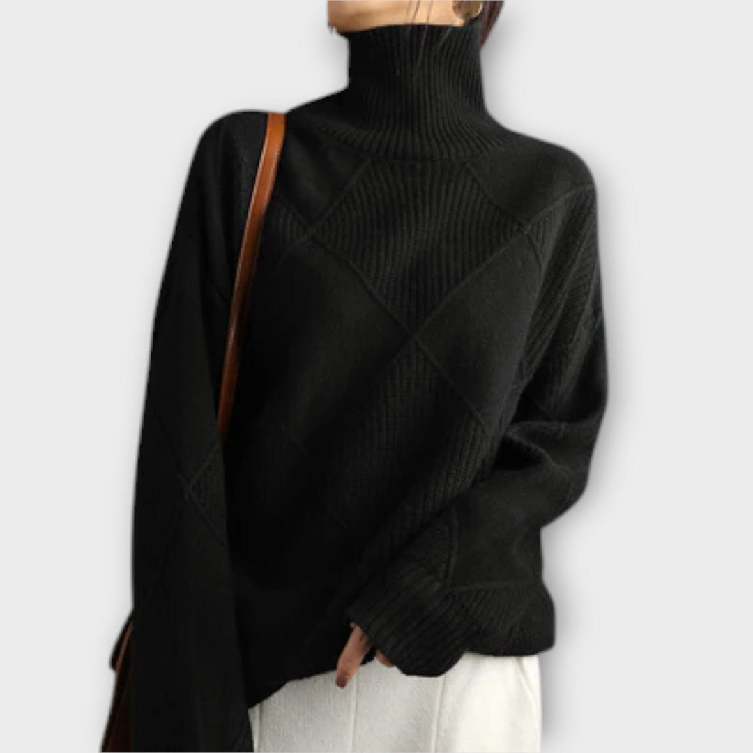 Velora | Cozy Turtleneck Knit Sweater