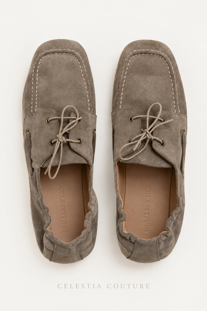 Driver Taupe suede Loafers