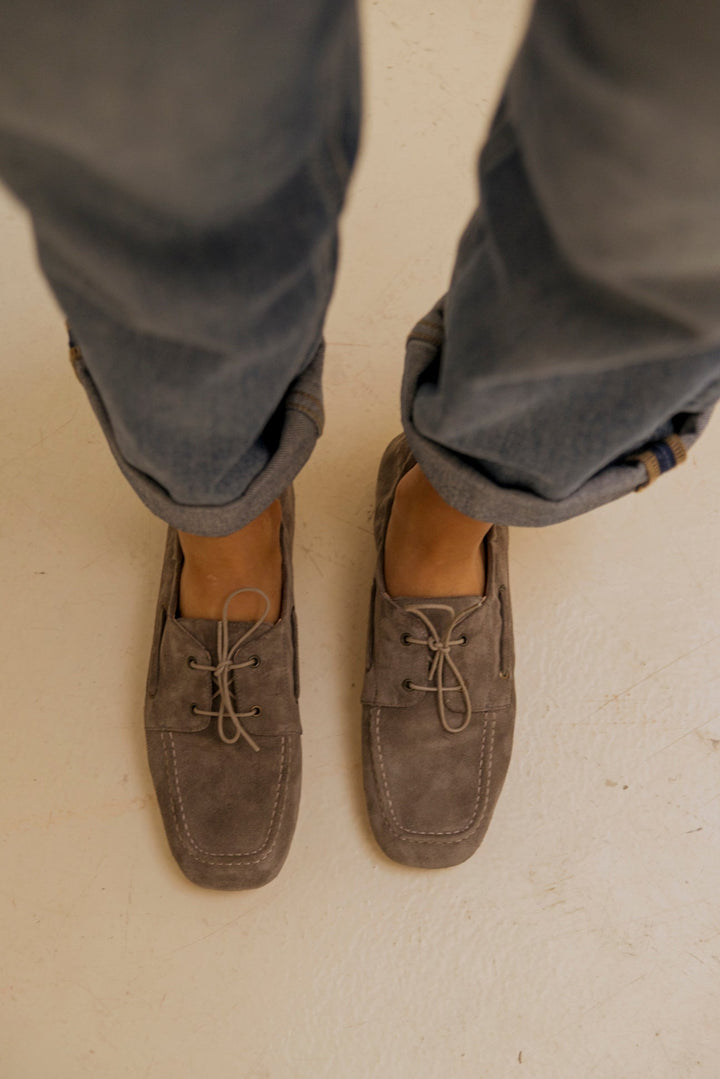 Driver Taupe suede Loafers
