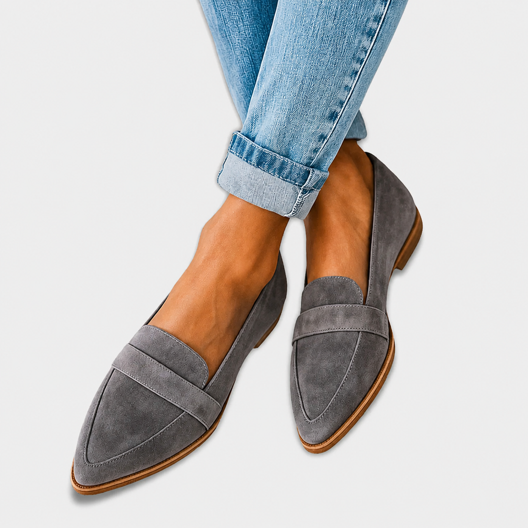 Zusjes Mode | Suede Loafers met matte finish