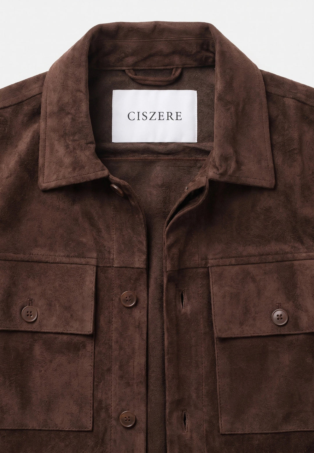 Nash vegan suede jacket - Brown