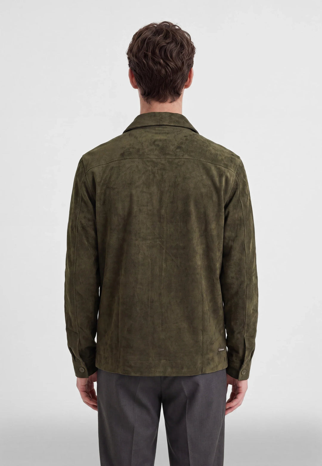 Nash vegan suede jacket - Green