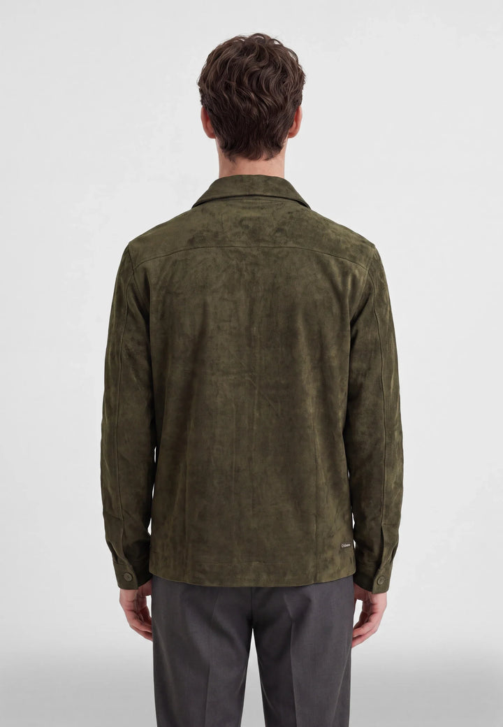 Nash vegan suede jacket - Green