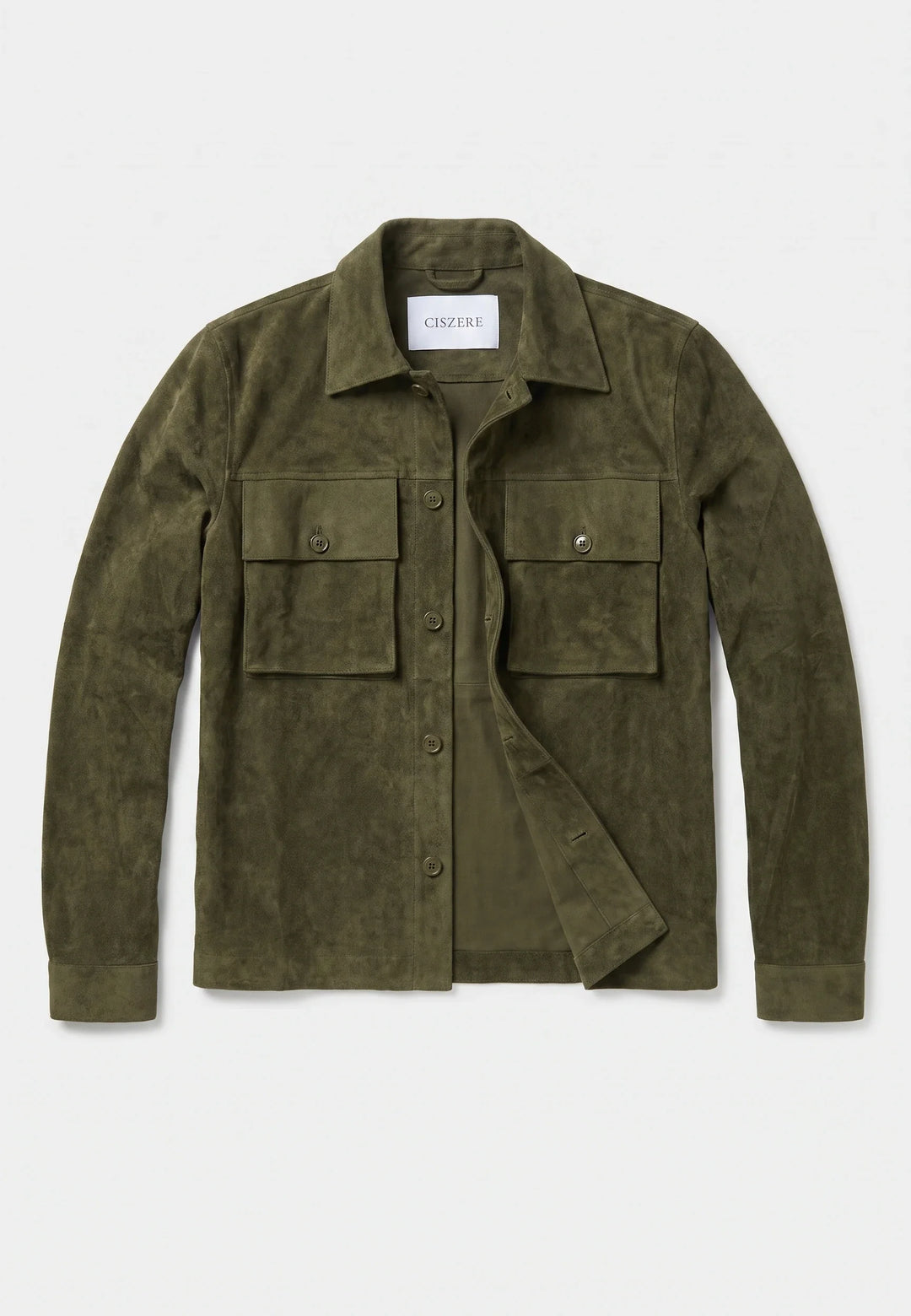 Nash vegan suede jacket - Green
