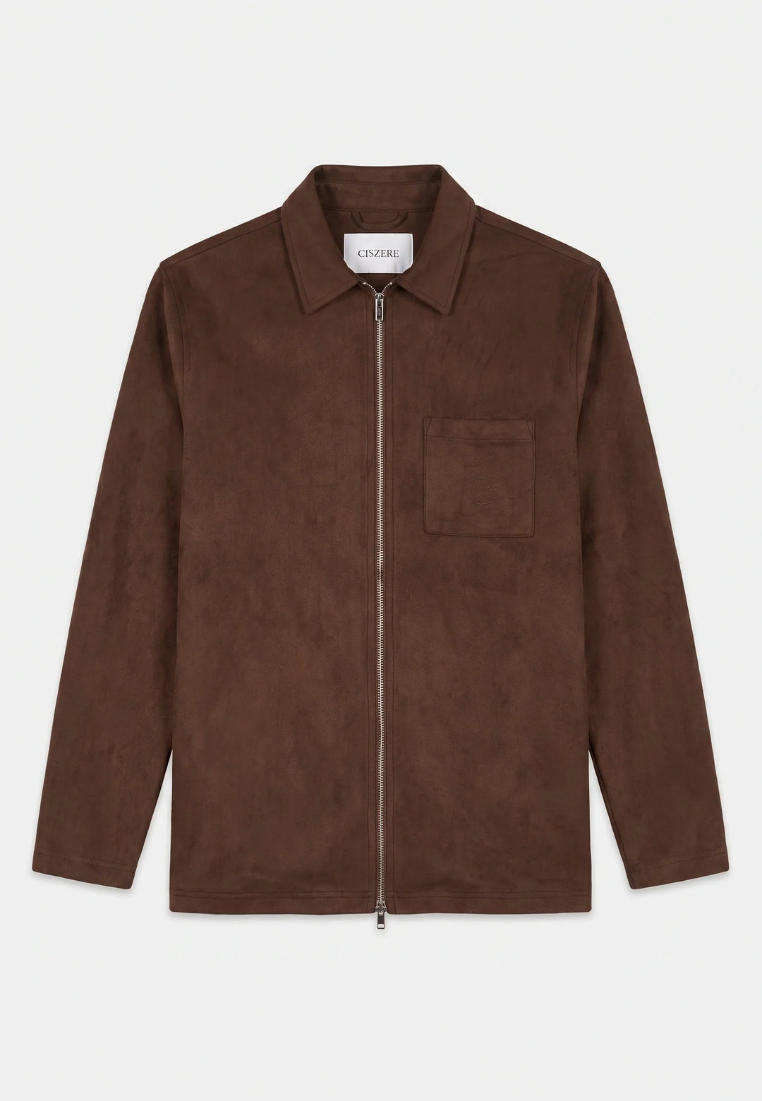 Neo vegan suede overshirt 2.0 - Brown
