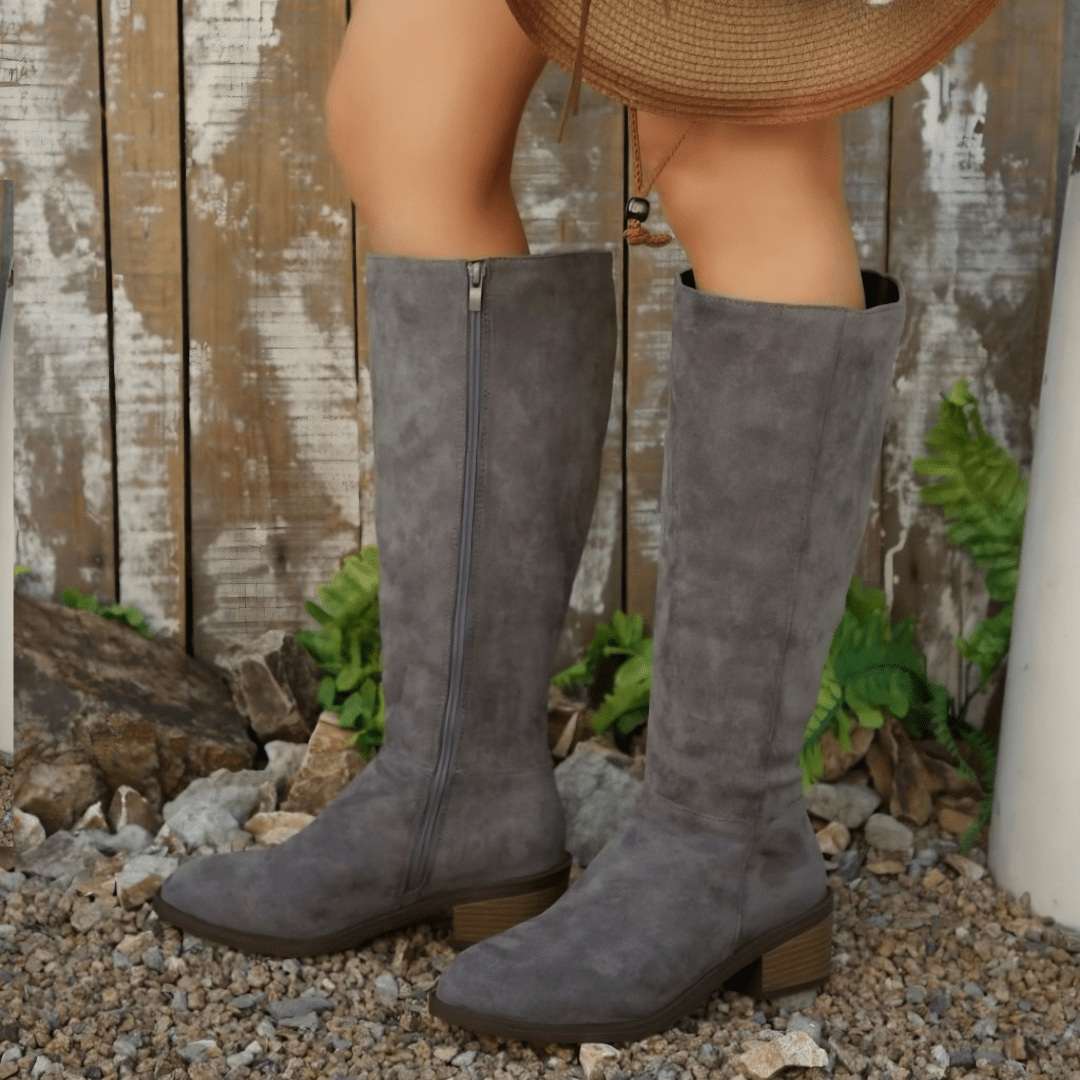Cosette | Wide-Calf Suede Knee High Boot