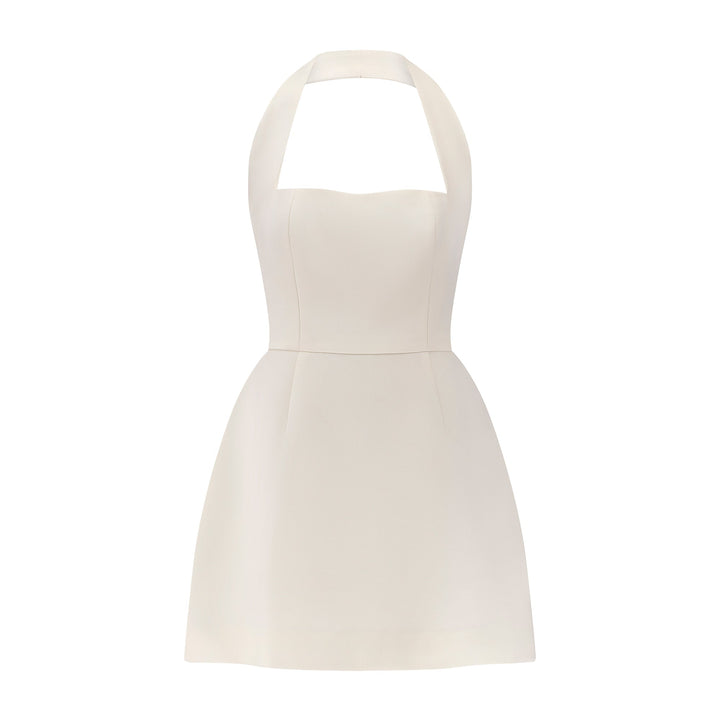 Celestia Structured Mini Dress | White