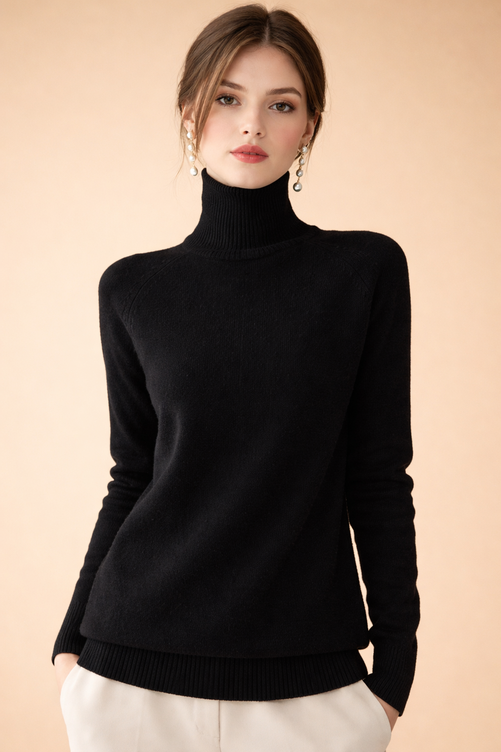 Karivelle | Classic Turtleneck Knit Sweater