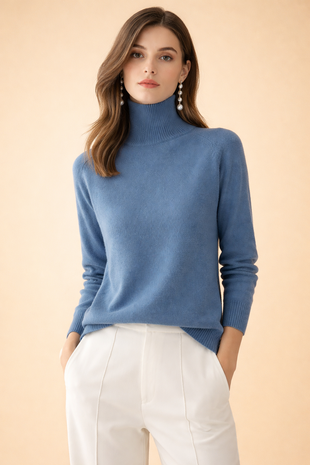 Karivelle | Classic Turtleneck Knit Sweater