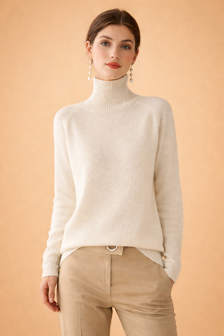 Karivelle | Classic Turtleneck Knit Sweater