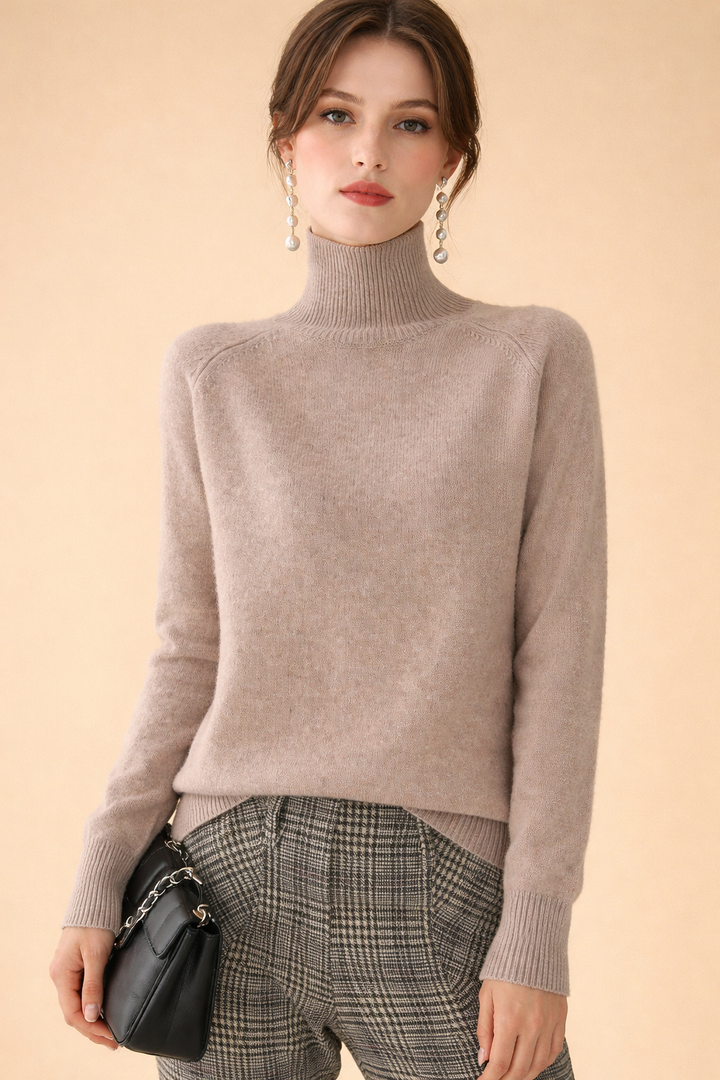 Karivelle | Classic Turtleneck Knit Sweater