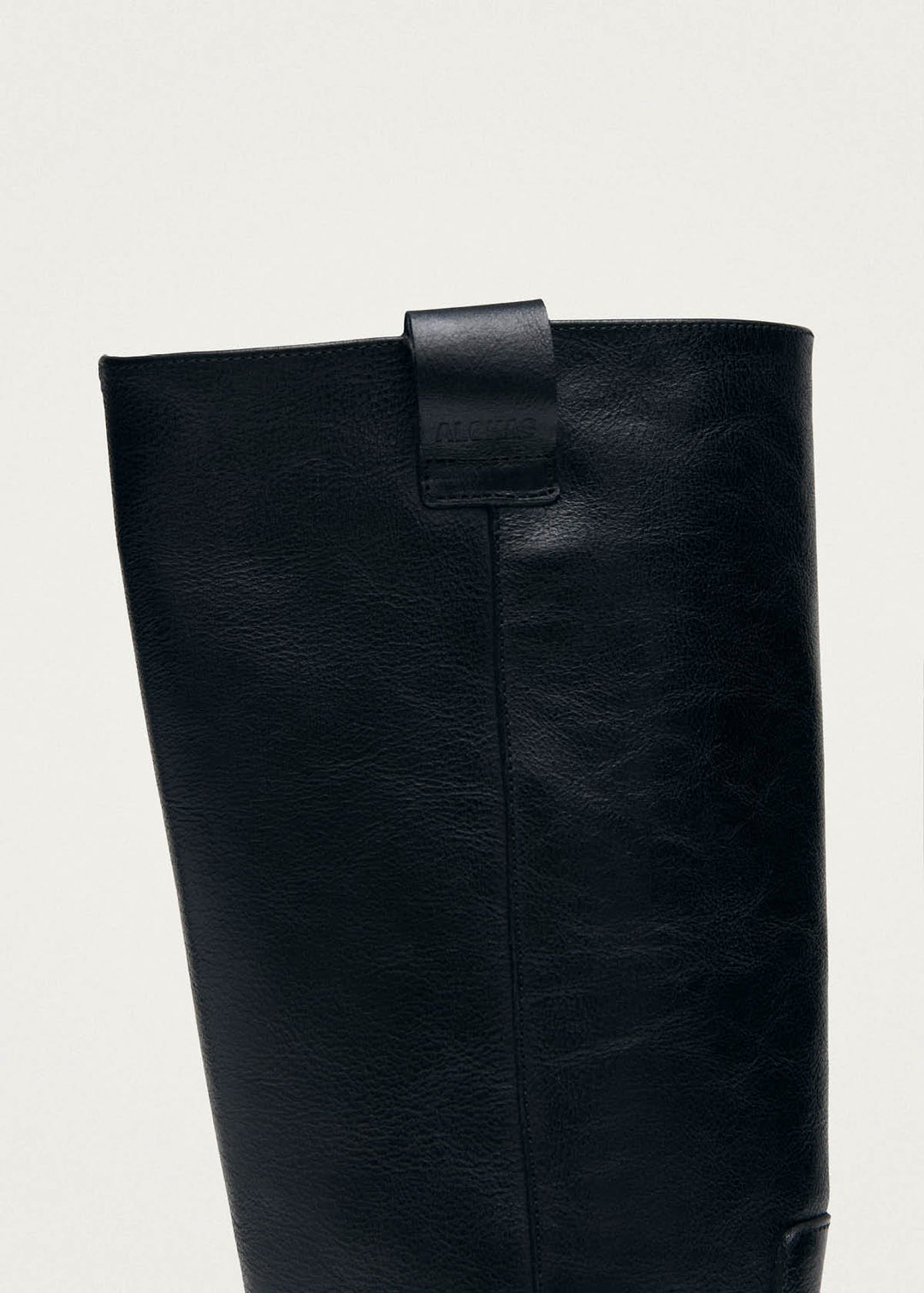 Sajan Black Leather Boots